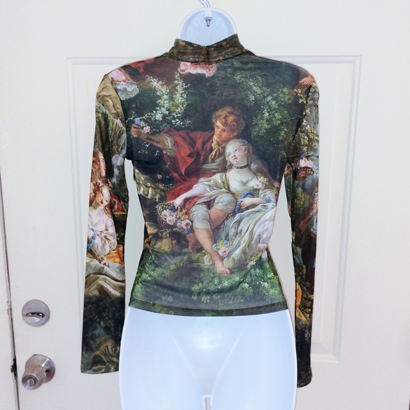 Current Mood Da Vinci's Demons Sheer Mesh Top - Picture 3 of 5